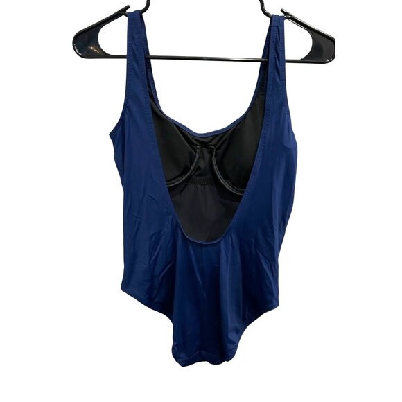 Lauren Ralph Lauren Womens One-Piece Swimsuit Navy Size 8 - Picture 2 of 8